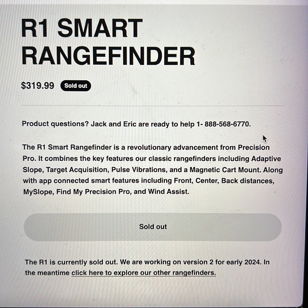 Precision Pro R1 Smart Rangefinder - Picture 13 of 14